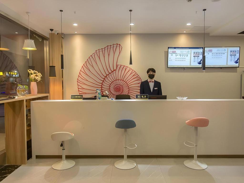 Shell Hotel Zaozhuang Xinchang Road Bada Market Bagian luar foto